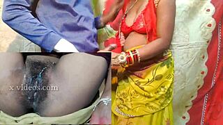 पहली बार अपनी गर्म देसि पत्नी को साड़ी में चोदा, वो तो आग है! 🔥
