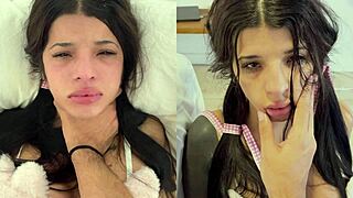 Udarjaj in jebi me trdo, očka, globoko creampie čaka