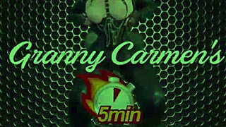 Babka Carmenina pička dostáva divoký oral dnes.