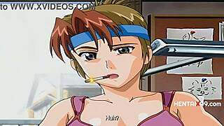 弱小男孩被热辣熟女阴道在Hentai中压倒？