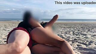 Wow, uventet anal i det offentlige, milf var ikke klar til det!