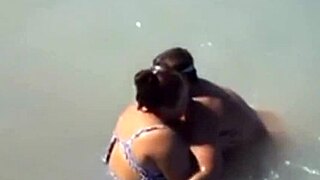 Plažni vujer, ujel sem BBW morsko deklico, ojej