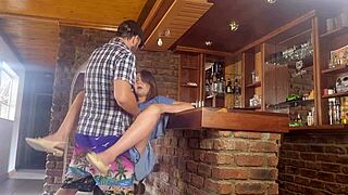 Viimein nain naapurin vaimon seksikkäässä mekossa