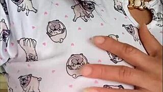 Daring Housewife Struts in Skirt with No Panties at Boss’s House!