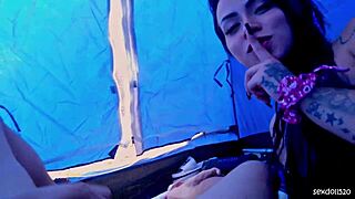 Camping On The Beach Fucking Brunette Sexdoll 520