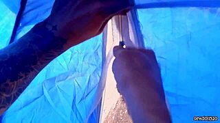 Camping On The Beach Fucking Brunette Sexdoll 520