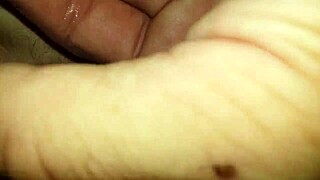 Licking my wife's sweet little pussy with intense desire