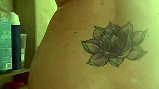 She washes her pussy in the shower, showing off her big tits and ass