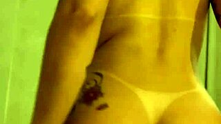 Naughty brunette teases on video call! She cums live!