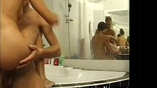 Hardcore Bathroom Sex with Mature Amateur Couple