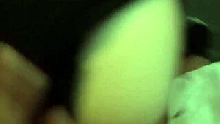 chava amateur in front of mirror with black dress