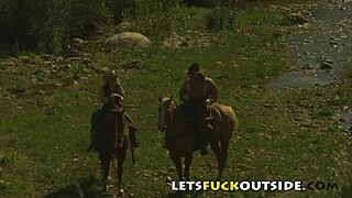 Cute Brunette with Big Boobs Gets Naughty in Public Fuck