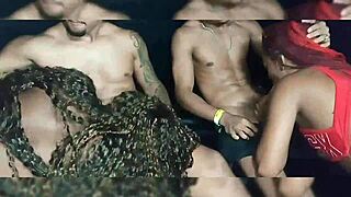 two black teens enjoying a night of orgy