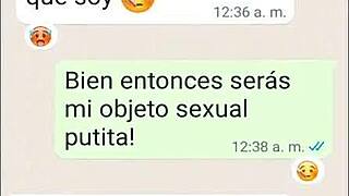 College Teen Begs for Better Grades with Sexy Chat