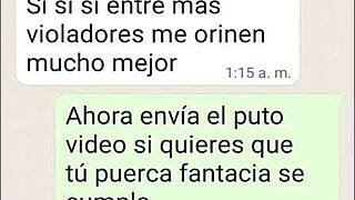 College Teen Begs for Better Grades with Sexy Chat