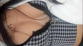 College Teen Begs for Better Grades with Sexy Chat