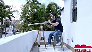 Demi Sutra caught scoping out stepsis in steamy action