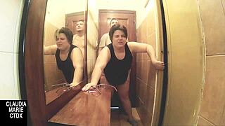 Wow! Fat Ass Spanish Babe Fucked Hard Between Walls