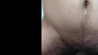 Mexican amateur squirts repeatedly and finishes with cum.