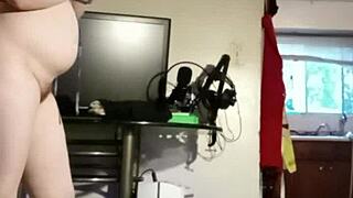 getting ready for prom by cleaning up and changing into something nice.