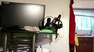 getting ready for prom by cleaning up and changing into something nice.