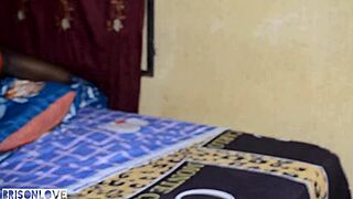 African big black ass bent over for intense doggystyle pounding.