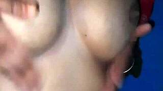 Big boobs maid fucks boss outdoors.