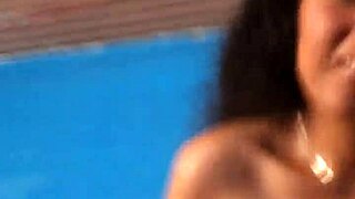 Is this horny Mexican amateur girl ready for some wild action with her big tits and ass?