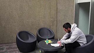 Gay couple engages in anal assfucking with redhead and blonde