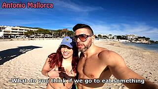 Picking up big ass Cuban Rosie Cage from public beach.