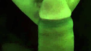 Bold oral action on hunter 666's cock.