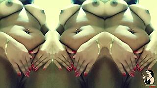 Suellen Santos in Homemade Trailer Showcasing Her Talents