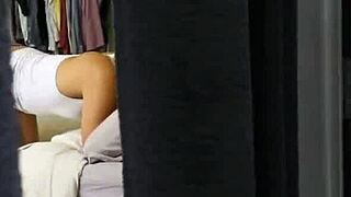 kendall kross spreads her legs wide for a hardcore homemade blowjob and big cock action