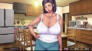 Hey, that milf housewife gets a creampie in this german anime sex scene.