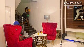 Does African wife squirt for stepson's big black cock?