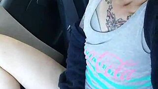 homemade wife masturbating in car traffic cumming thinking of being seen?