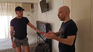 chico gay pays hostel with ass fucking