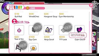 In this NTR game, the bride wife gets creampied and blowjobbed