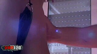 Yosune, a stunning Spanish milf with big natural tits, gets pounded hard by her boyfriend in wild action. Her bouncing boobs steal the show!