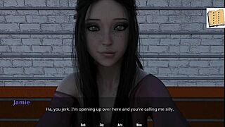 Playing basketball with Shauna in WVM 4