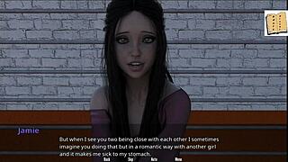 Playing basketball with Shauna in WVM 4