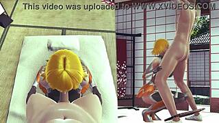 Sakura Igawa From Action Taimanin Gets Cunnilingus Until Cum Then Fucked In Missionary Pose For Massive Cum Inside 3d Hot Animation With Sfm