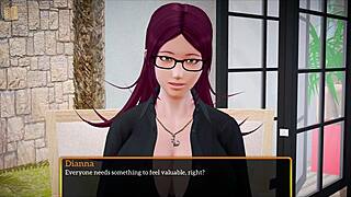 Redhead MILF In Hentai Family Game