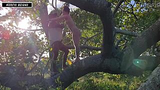 Sexy Wife Rides Big Black Cock in Wild Anal Action