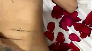 Intense honeymoon sex with passionate doggystyle