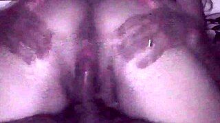 Cosmicsexy babe sits hot with cum dripping from her pussy after intense anal creampie