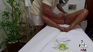 Flagrante - married woman filmed naked in tantric massage room for real massage