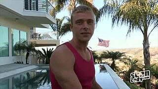 Randy Hunter Bareback Sucking Hunk's Cock in First-Time Gay Fantasy!