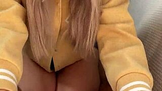 Wanna see pretty Amelie Dubon give an epic handjob to her friend in close-up?