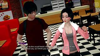 The intriguing story of my bully becoming my lover in this homemade 3D video